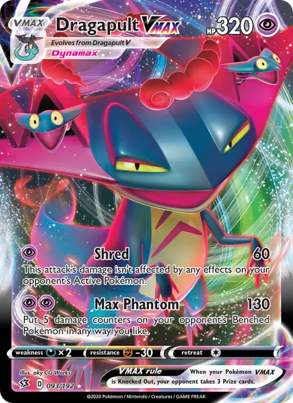 Dragapult VMAX 93 Rebel Clash Pokesingles