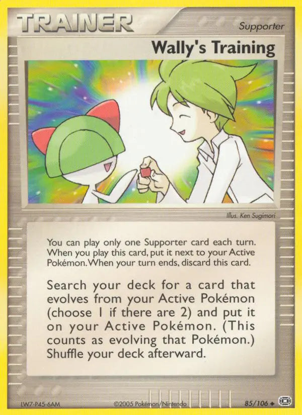 Wally's Training 85 Emerald Pokesingles
