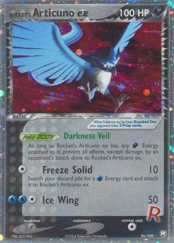 Rocket's Articuno ex 96 Team Rocket Returns Pokesingles