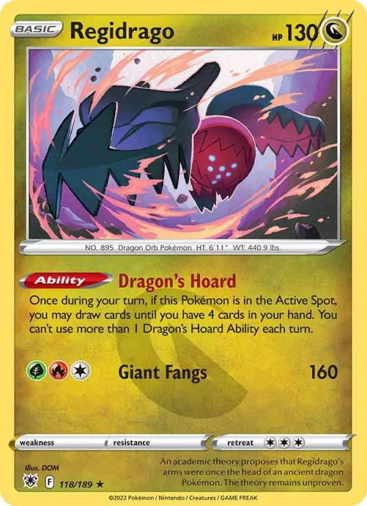 Regidrago 118 Astral Radiance Pokesingles