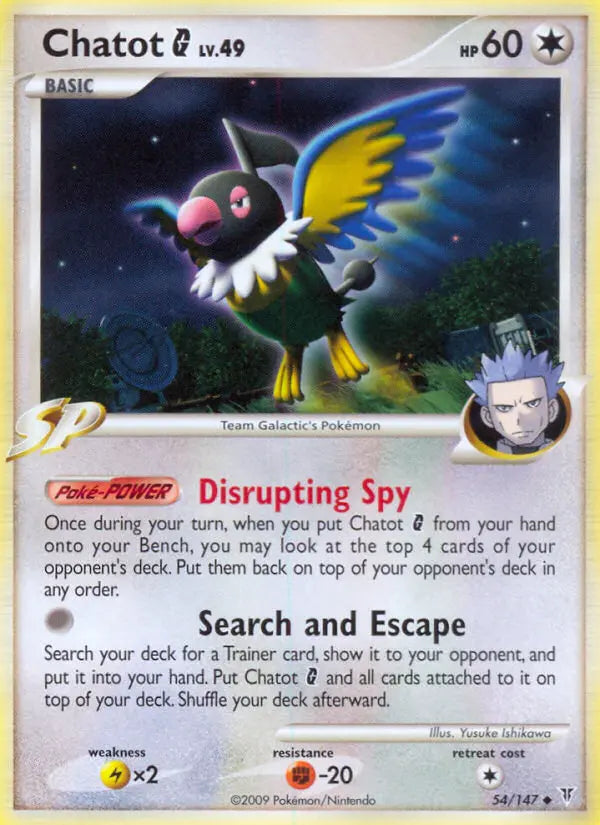 Chatot G 54 Supreme Victors Pokesingles
