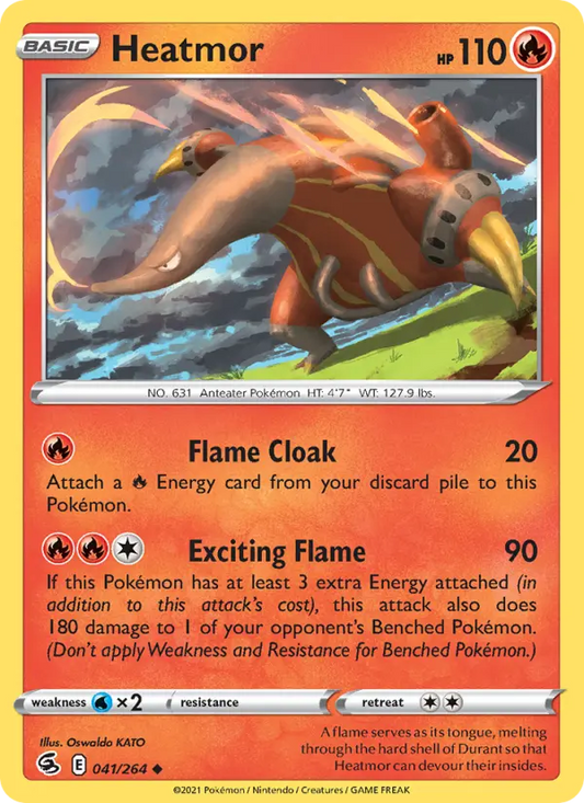 Heatmor 41 Fusion Strike Pokesingles