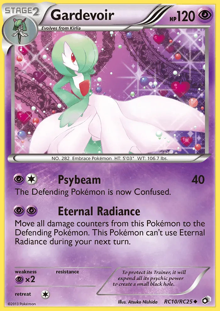 Gardevoir RC10 Legendary Treasures Pokesingles