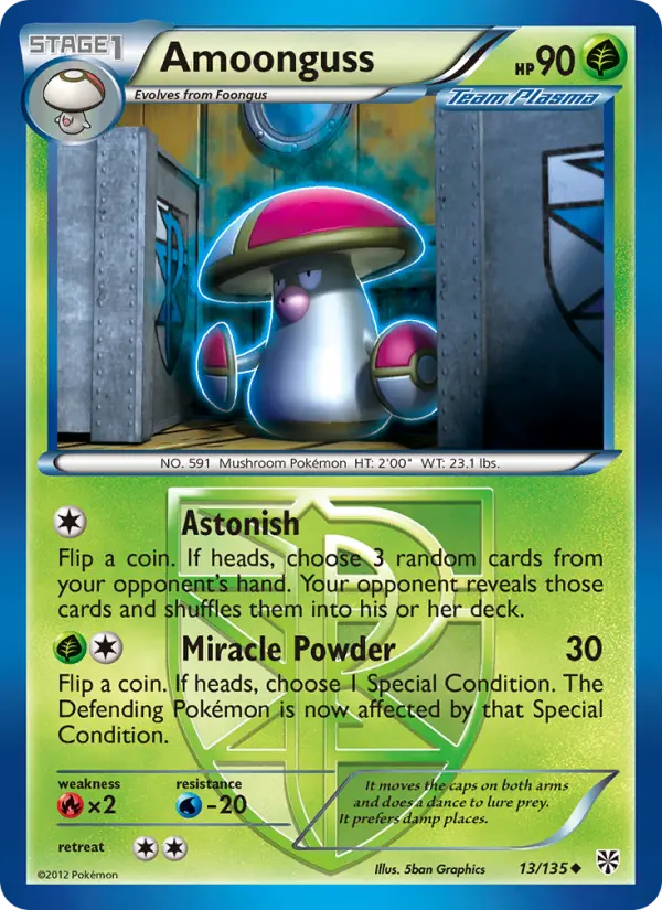 Amoonguss 13 Plasma Storm Pokesingles