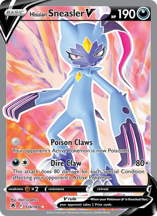 Hisuian Sneasler V 174 Astral Radiance Pokesingles