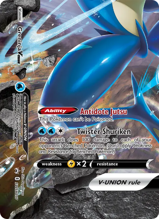 Greninja V-UNION SWSH157 SWSH Black Star Promos Pokesingles