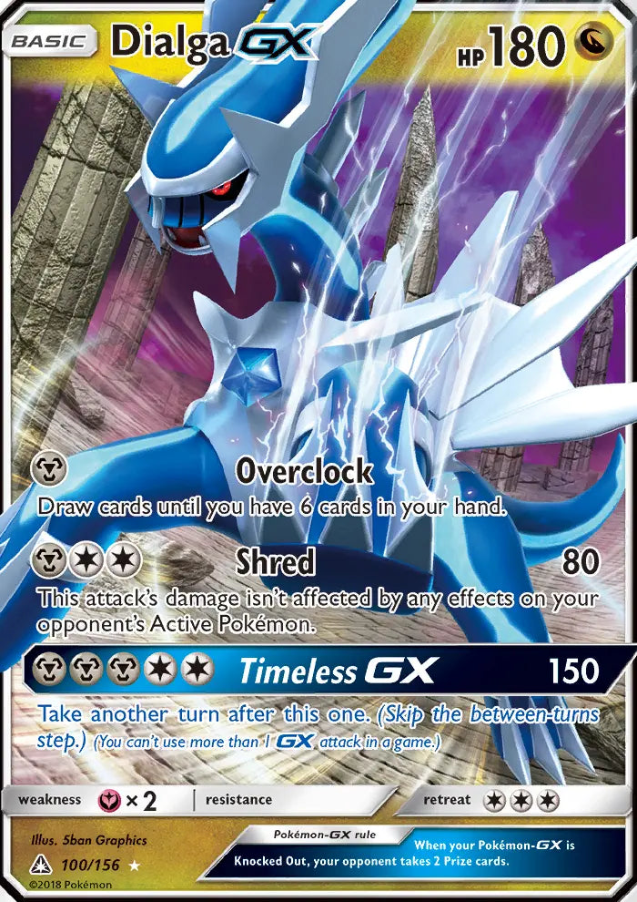Dialga GX 100 Ultra Prism Pokesingles