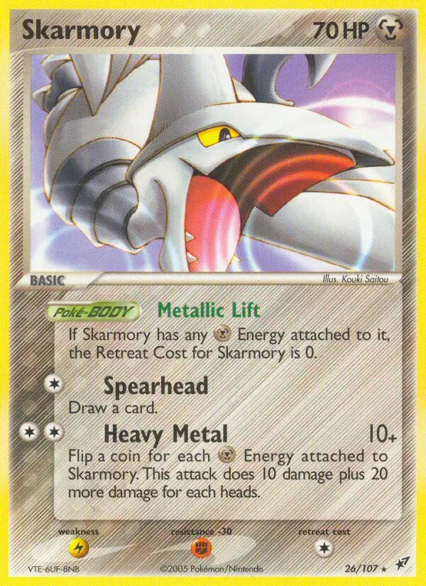 Skarmory 26 Deoxys Pokesingles