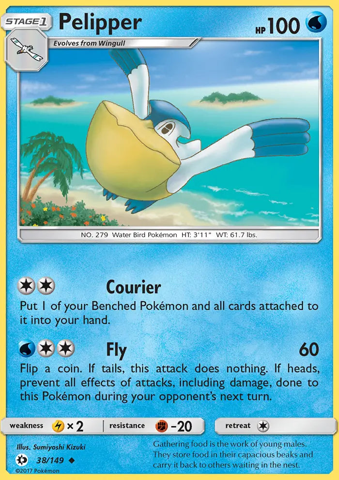 Pelipper 38 Sun & Moon Pokesingles