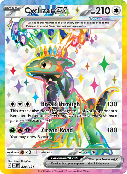 Cyclizar ex 228 Surging Sparks Pokesingles