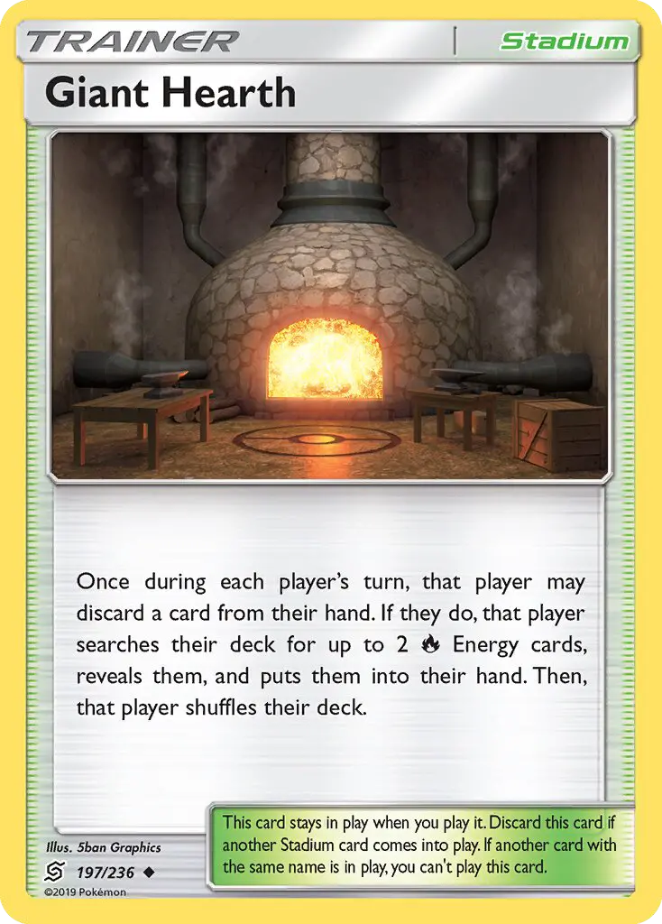 Giant Hearth 197 Unified Minds Pokesingles