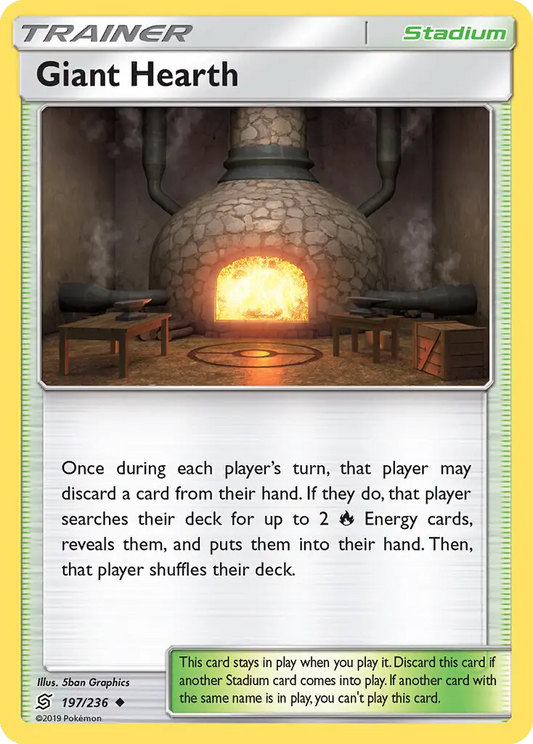 Giant Hearth 197 Unified Minds Pokesingles