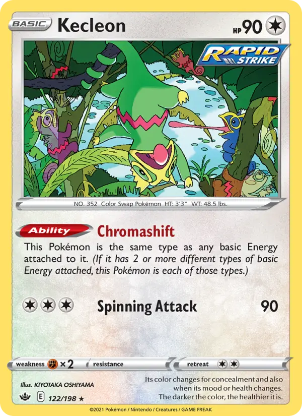 Kecleon 122 Chilling Reign Pokesingles