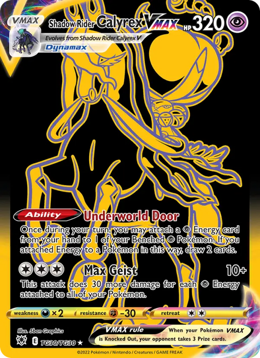 Shadow Rider Calyrex VMAX TG30 Astral Radiance Pokesingles