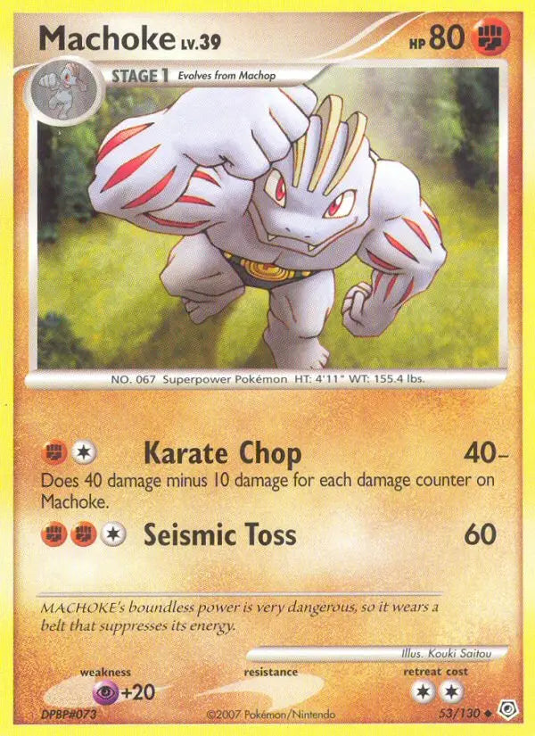 Machoke 53 Diamond & Pearl Pokesingles