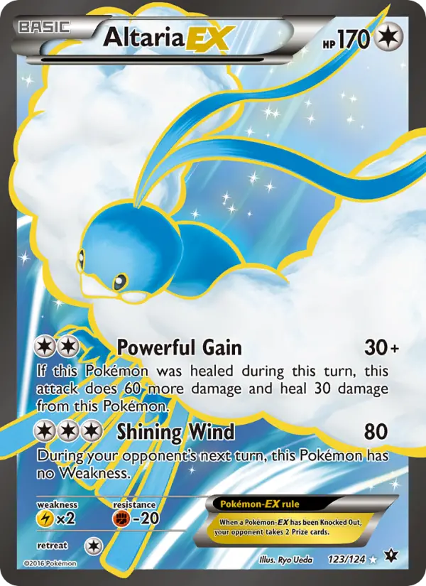 Altaria EX 123 Fates Collide Pokesingles
