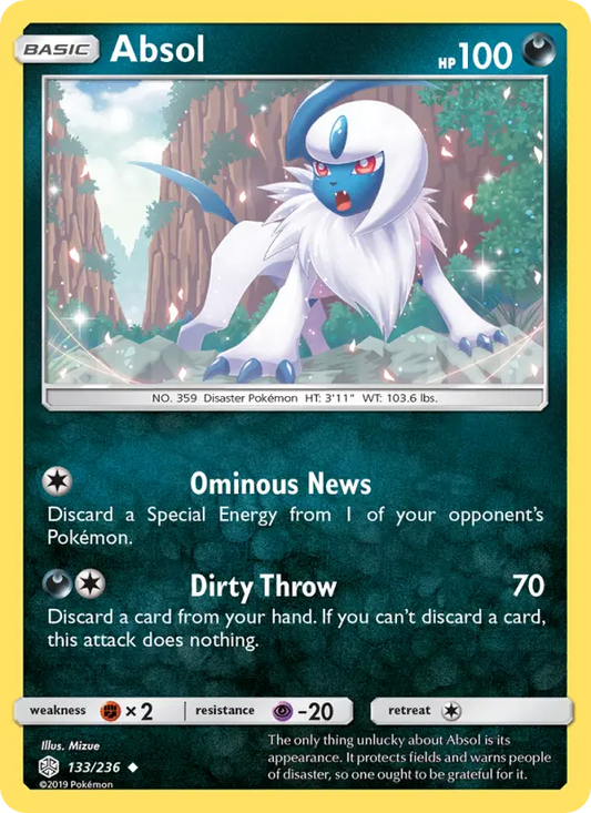 Absol 133 Cosmic Eclipse Pokesingles