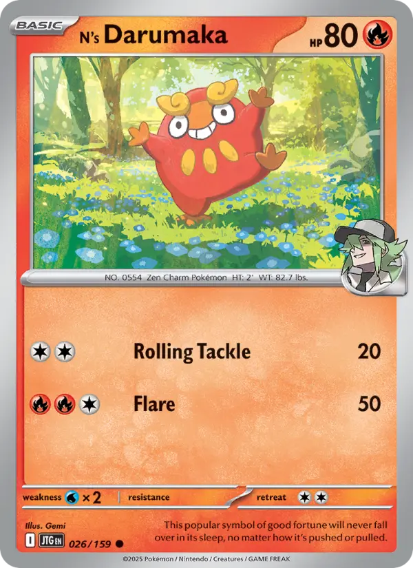 N's Darumaka 26 Journey Together Pokesingles