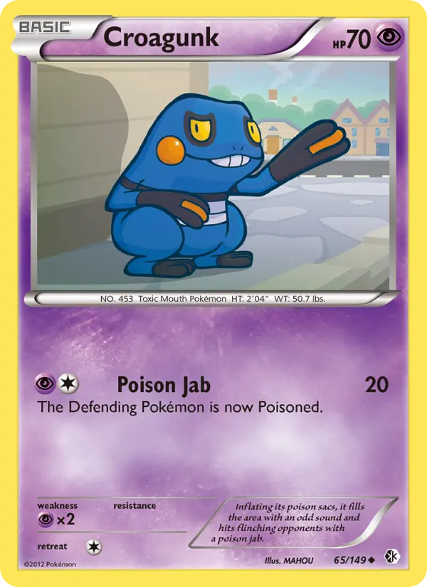 Croagunk 65 Boundaries Crossed Pokesingles