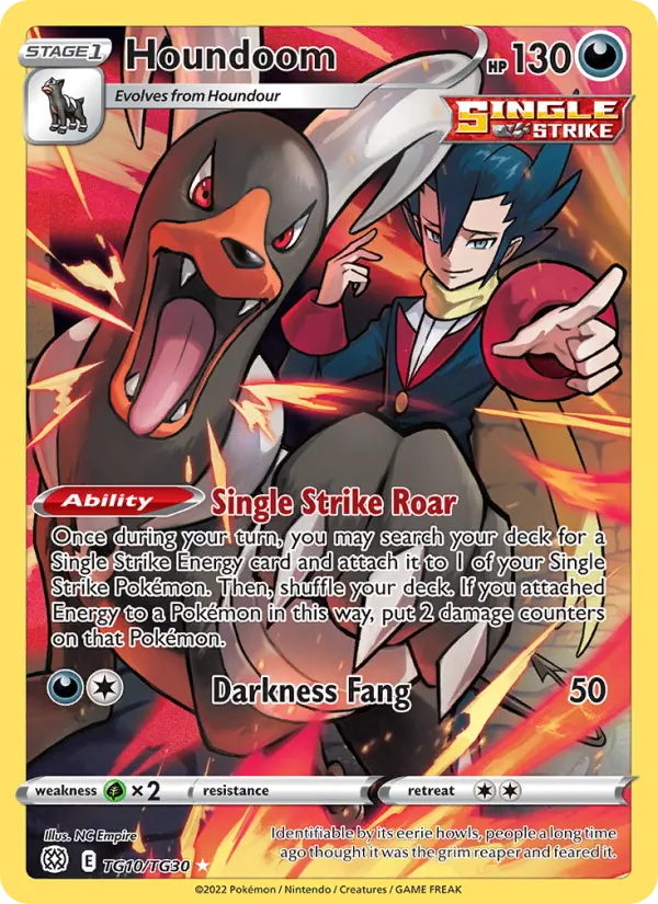 Houndoom TG10 Brilliant Stars Pokesingles