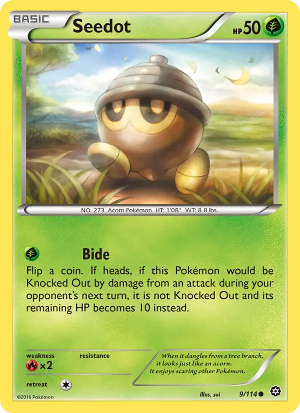 Seedot 9 Steam Siege Pokesingles