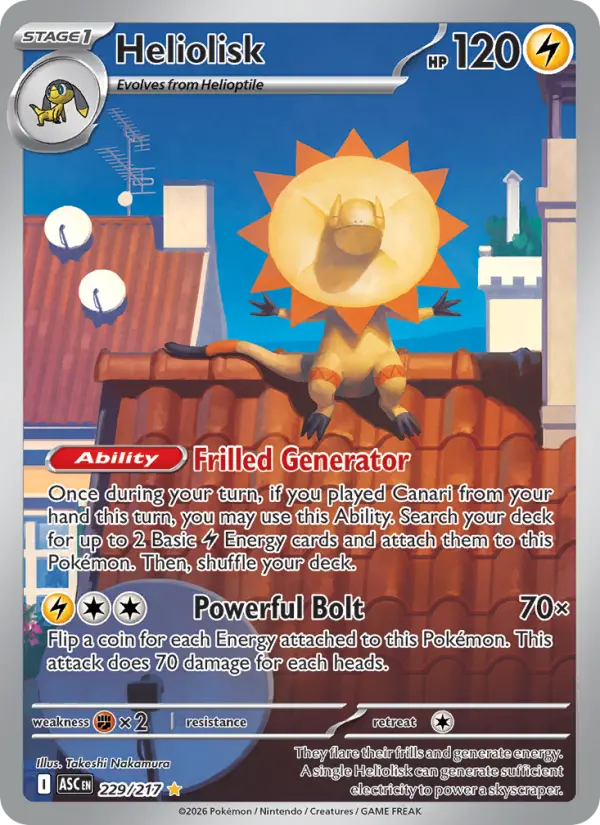 Heliolisk 229 Ascended Heroes Pokesingles