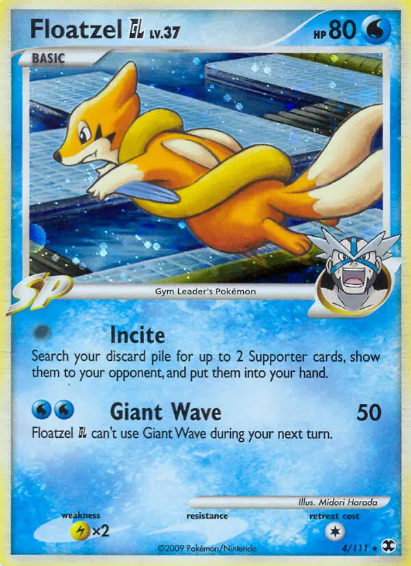Floatzel GL 4 Rising Rivals Pokesingles