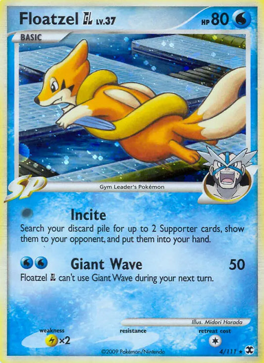 Floatzel GL 4 Rising Rivals Pokesingles