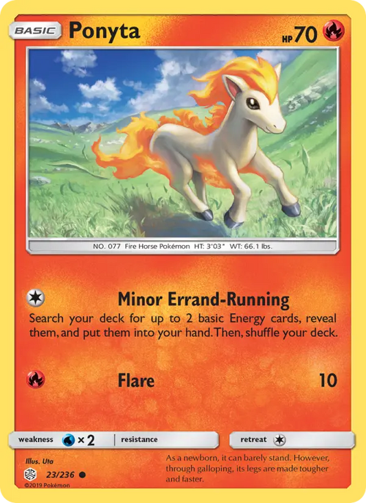 Ponyta 23 Cosmic Eclipse Pokesingles