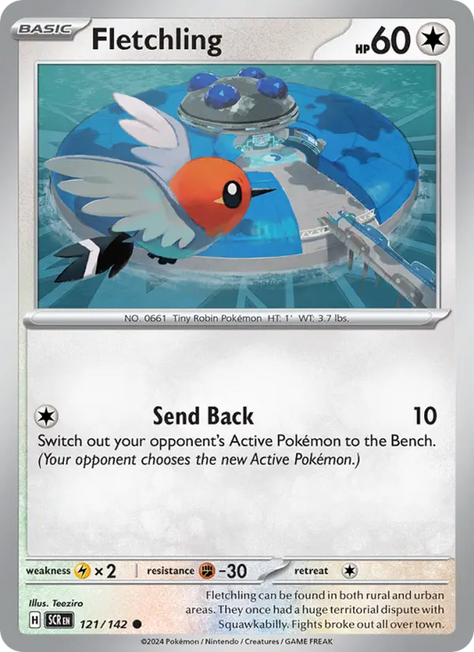 Fletchling 121 Stellar Crown Pokesingles
