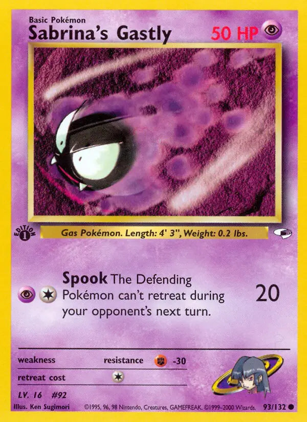 Sabrina's Gastly 93 Gym Heroes Pokesingles