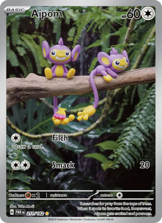 Aipom 211 Paradox Rift Pokesingles