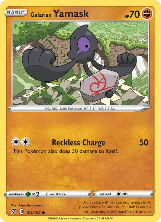 Galarian Yamask 101 Rebel Clash Pokesingles