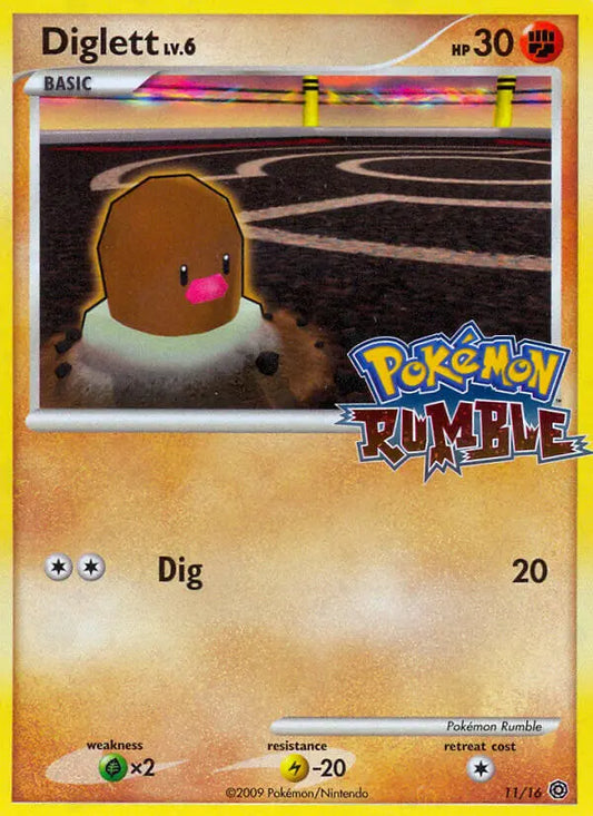 Diglett 11 Pokémon Rumble Pokesingles