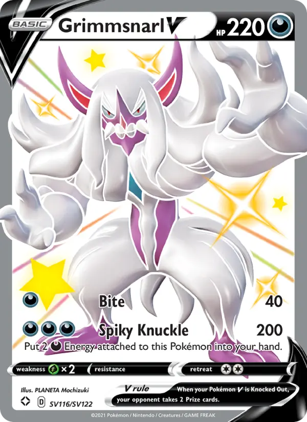 Grimmsnarl V SV116 Shining Fates Pokesingles