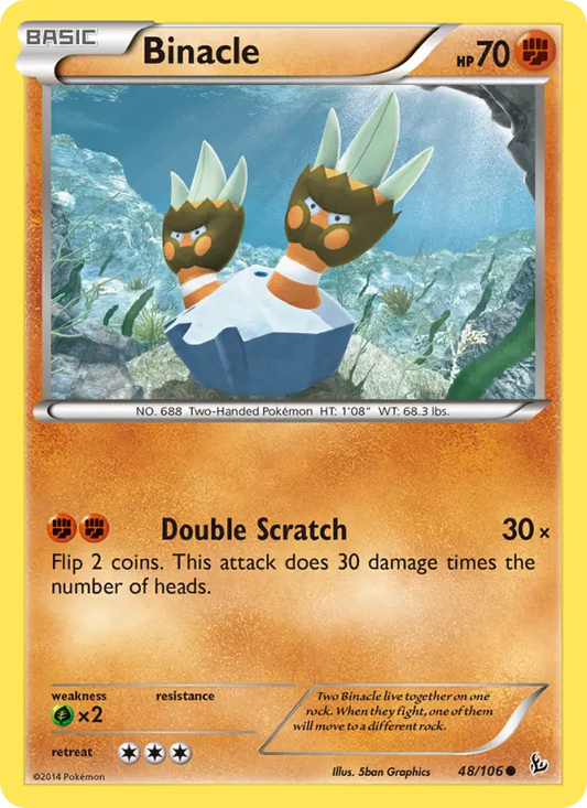 Binacle 48 Flashfire Pokesingles