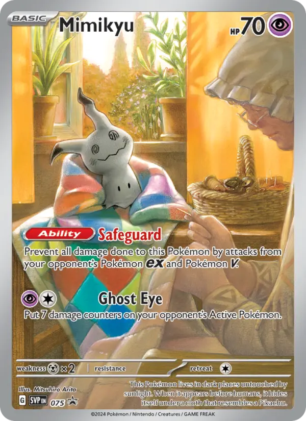 Mimikyu 75 SVP Black Star Promos Pokesingles