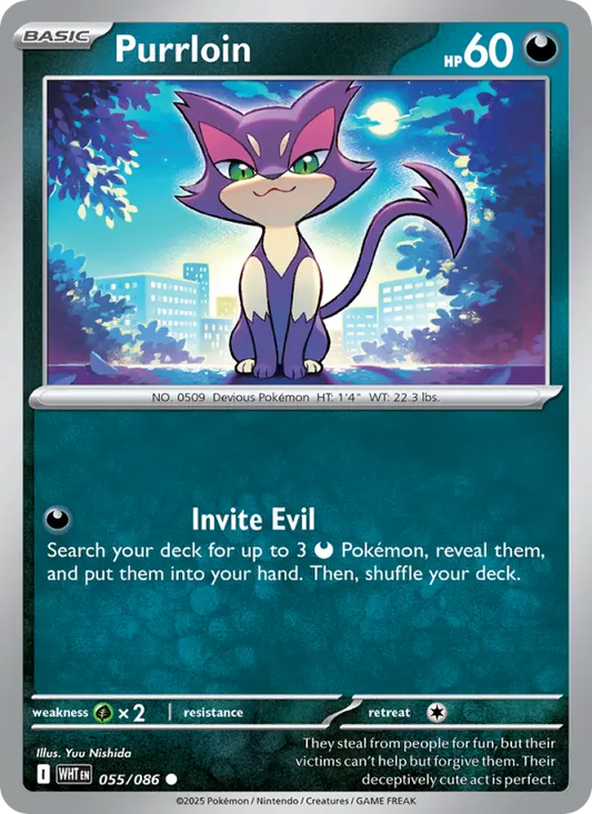 Purrloin 55 White Flare Pokesingles