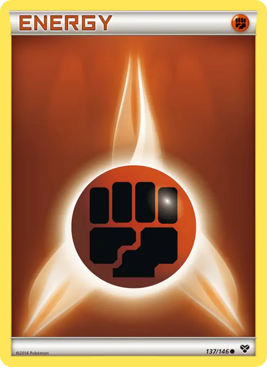 Fighting Energy 137 XY Pokesingles