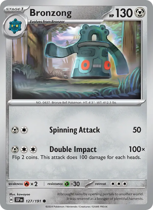Bronzong 127 Surging Sparks Pokesingles