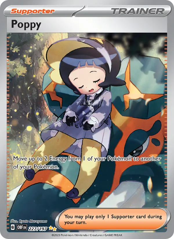 Poppy 227 Obsidian Flames Pokesingles