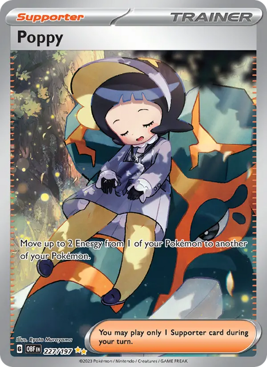 Poppy 227 Obsidian Flames Pokesingles