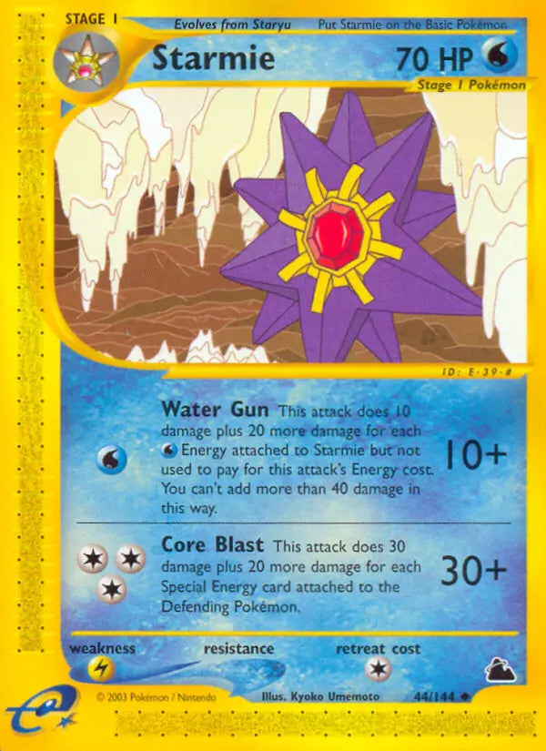 Starmie 44 Skyridge Pokesingles