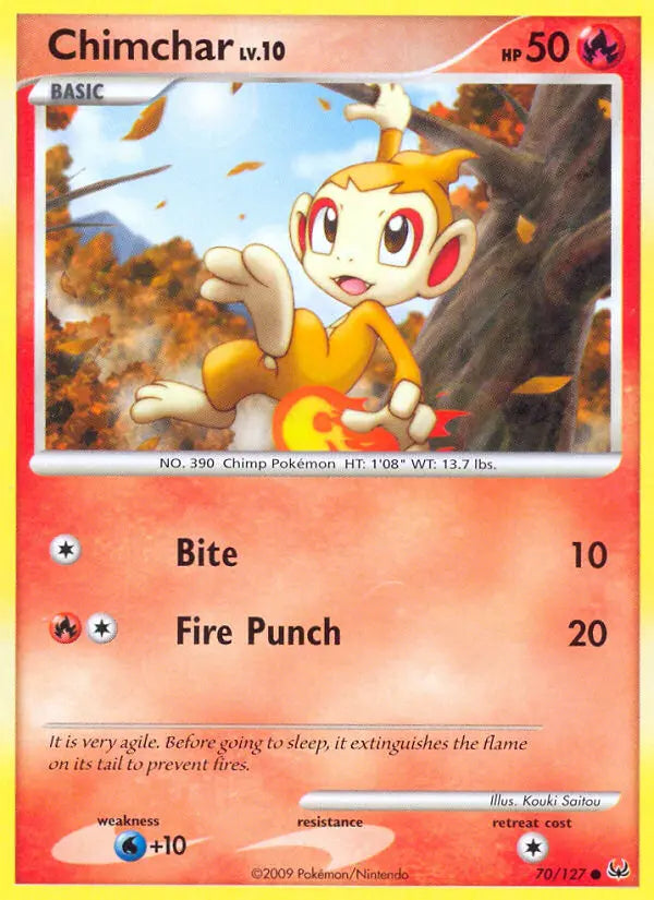 Chimchar 70 Platinum Pokesingles