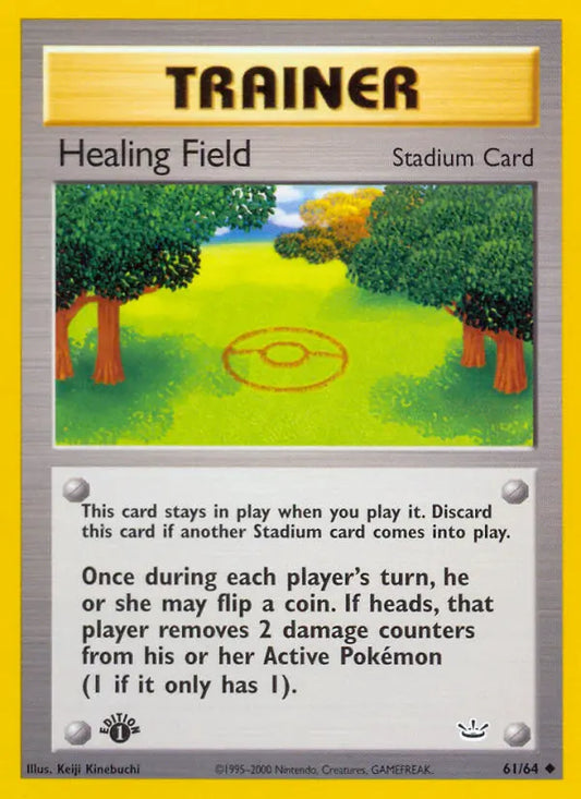 Healing Field 61 Neo Revelation Pokesingles