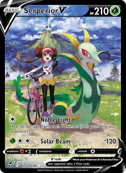 Serperior V TG13 Silver Tempest Pokesingles