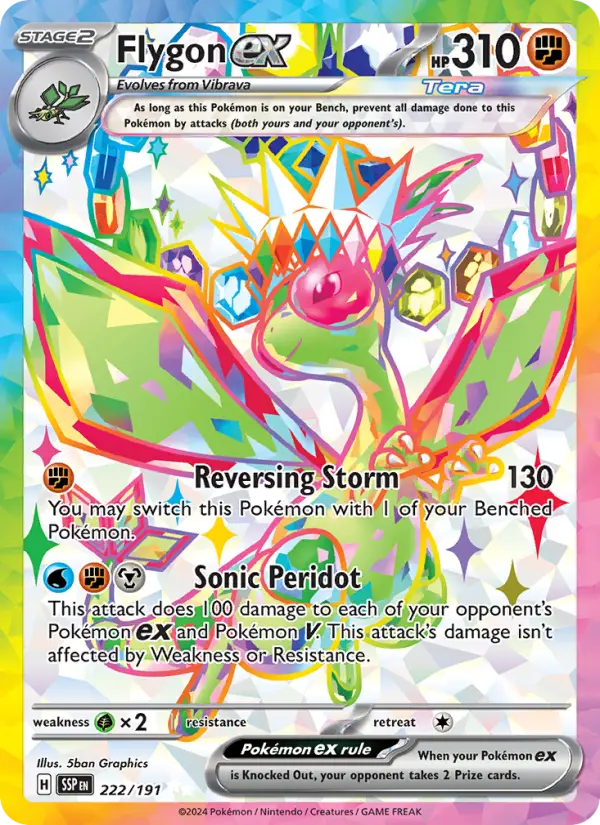 Flygon ex 222 Surging Sparks Pokesingles