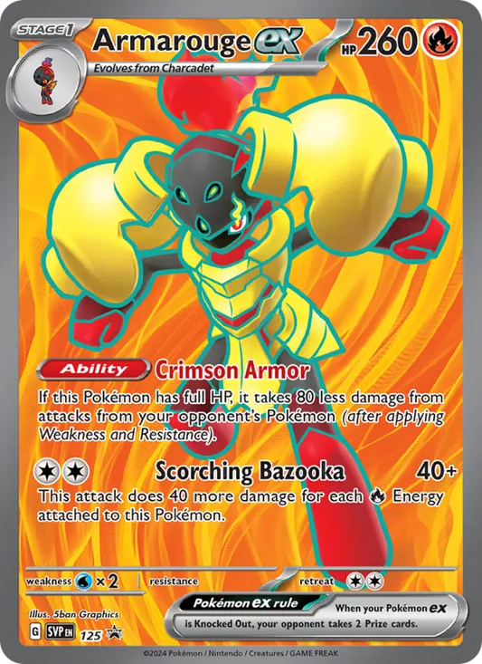 Armarouge ex 125 SVP Black Star Promos Pokesingles