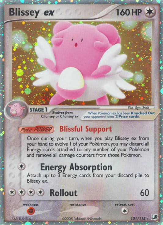 Blissey ex 101 Unseen Forces Pokesingles