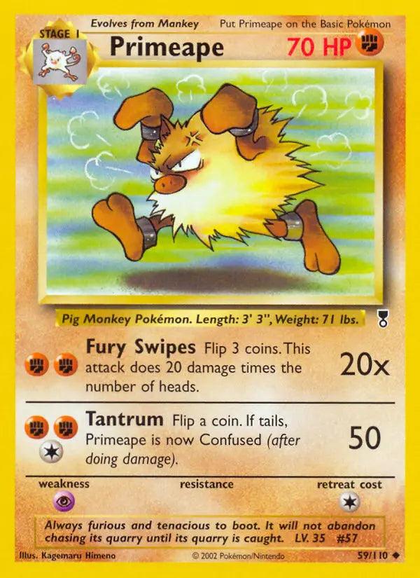 Primeape 59 Legendary Collection Pokesingles